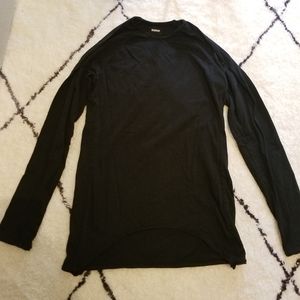 Hudson Basic Black High Low Top Small